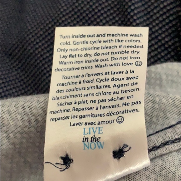 STONE ROSE SHORT SLEEVE BUTTON DOWN XL - Picture 9 of 9